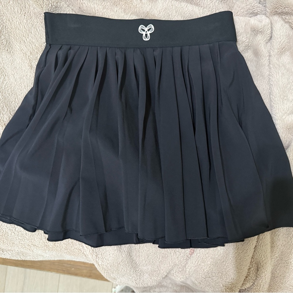 Aritzia Blue Skater Mini Skirt